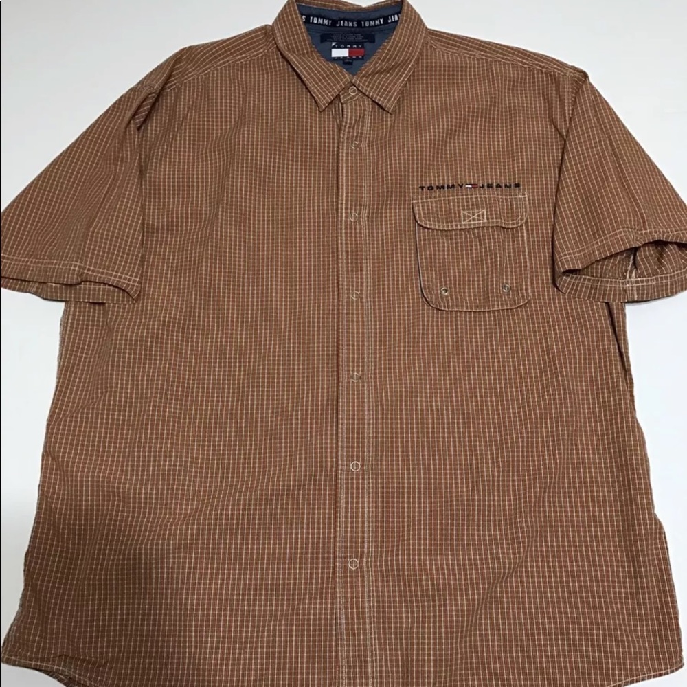 Vintage Tommy Hilfiger Plaid Button Up